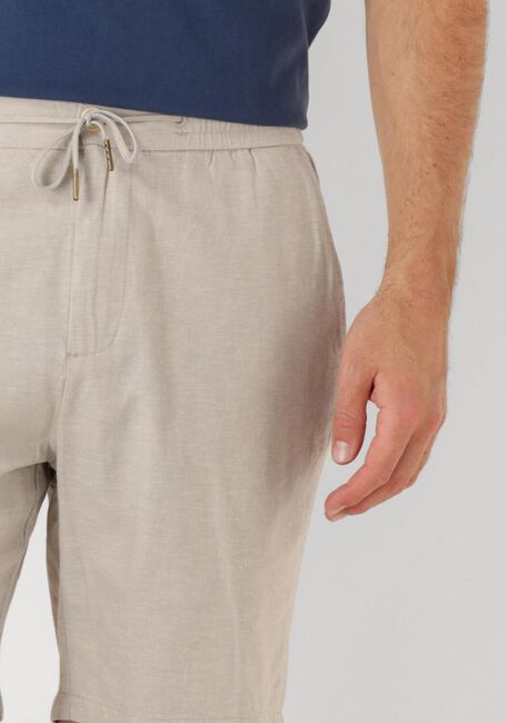 SCOTCH & SODA Pantalon courte FAVE COTTON/LINEN TWILL BERMUDA en beige - large
