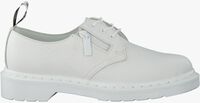 DR MARTENS Chaussures à lacets 1461 W/ZIP en blanc - medium