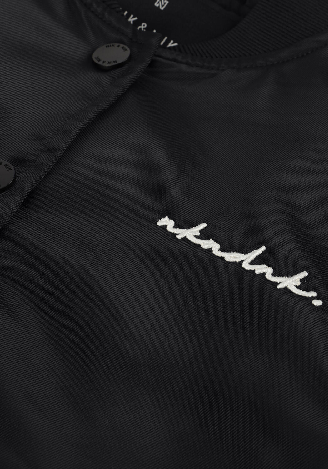 NIK & NIK Jack NOAH VARSITY JACKET en noir - large