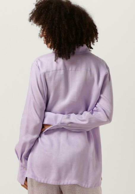 VANILIA RELAX SATIN SHIRT Blouses en violet - large