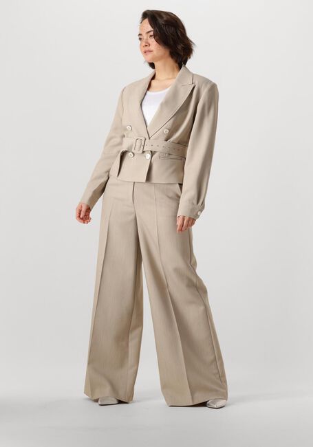 AAIKO Pantalon large NORE BUTTONS R PES 345 en beige - large