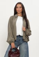 Groene CATWALK JUNKIE  DRAPED BLOUSE