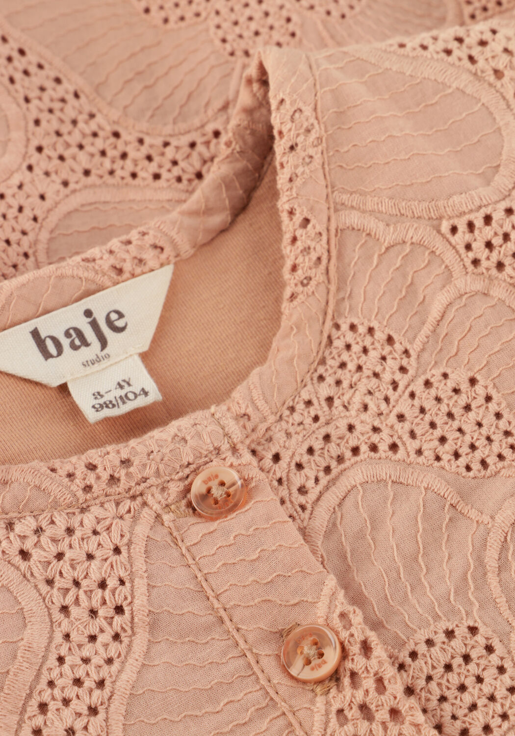 Lichtroze BAJE STUDIO Mini jurk MAVE - large