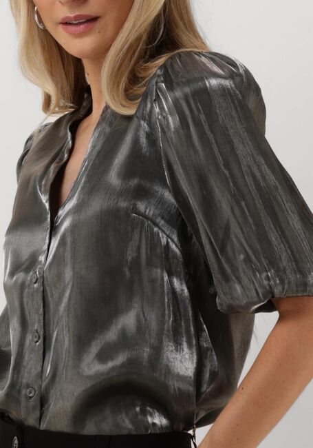 Grijze JANSEN AMSTERDAM  SQ782 BLOUSE BO - large