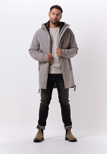 SELECTED HOMME Pull NEWCOBAN LAMBS WOOL CREW NECK W en beige - large
