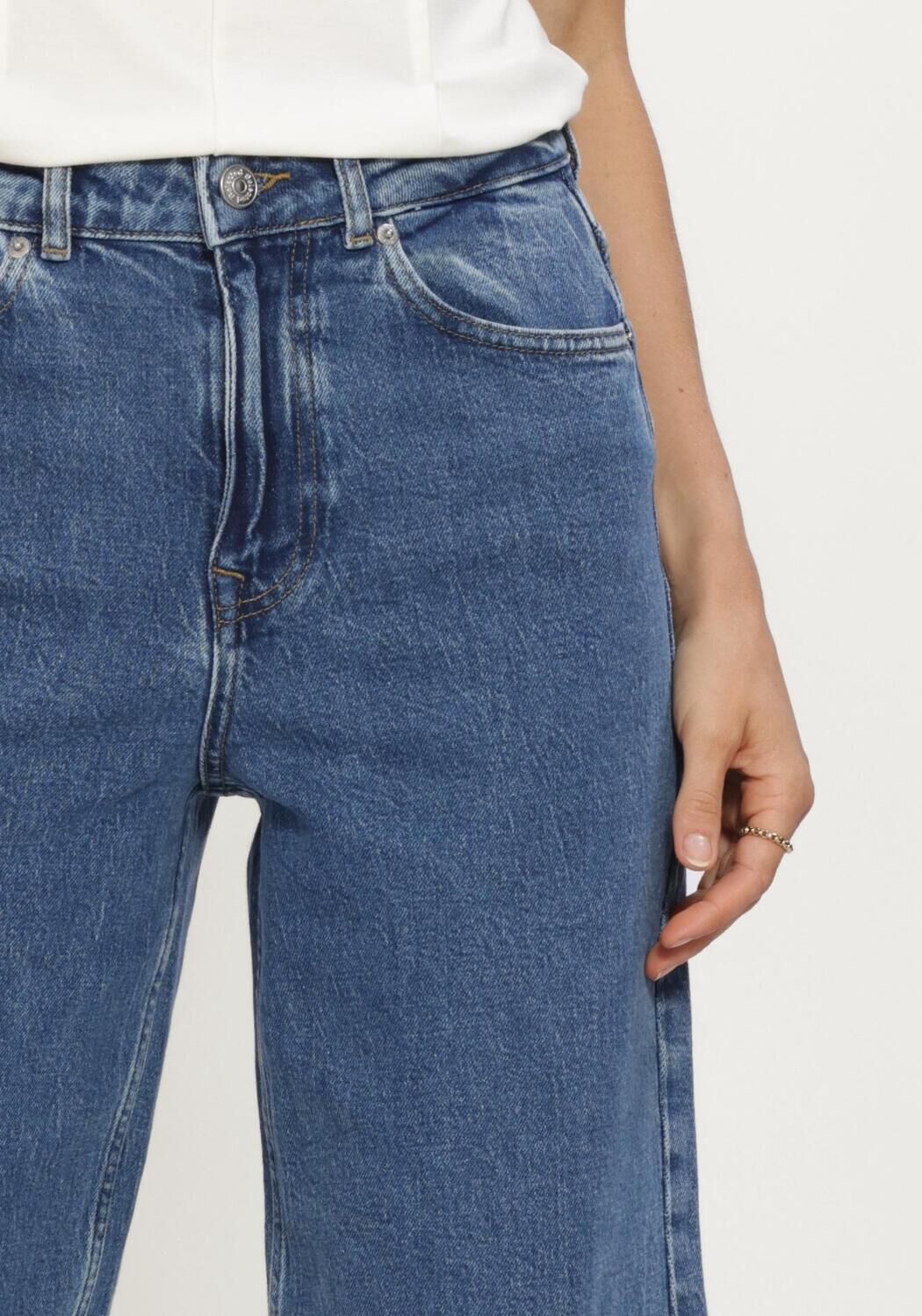 SELECTED WOMEN Mom jeans SLWBARREL BEA-KORI HW JEANS en bleu - large