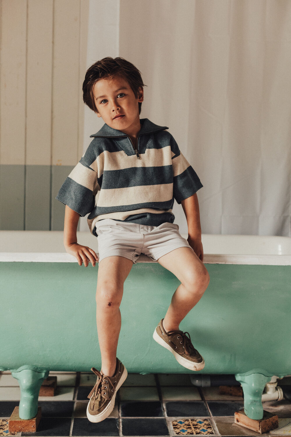 BAJE STUDIO Polo FAO Cr&egrave;me - large