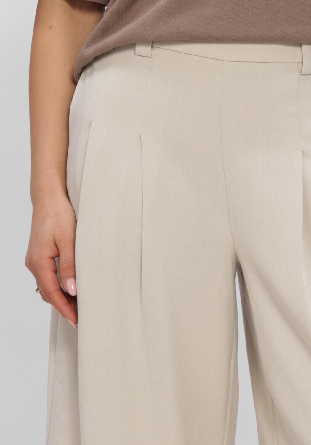 Grijze MSCH COPENHAGEN Broeken/jumpsuits MSCHMARYLA HENRIKA HW CULOTTE PANTS - large