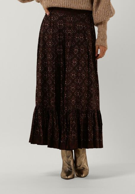 IDANO Jupe midi PAULA en marron - large