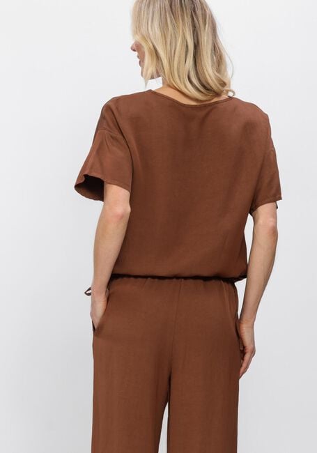 SIMPLE SHORT SLEEVE TOP Hauts & T-shirts en marron - large