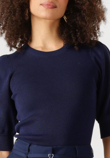 FABIENNE CHAPOT Pull LILLIAN SHORT SLEEVE PULLOVER Bleu foncé - large