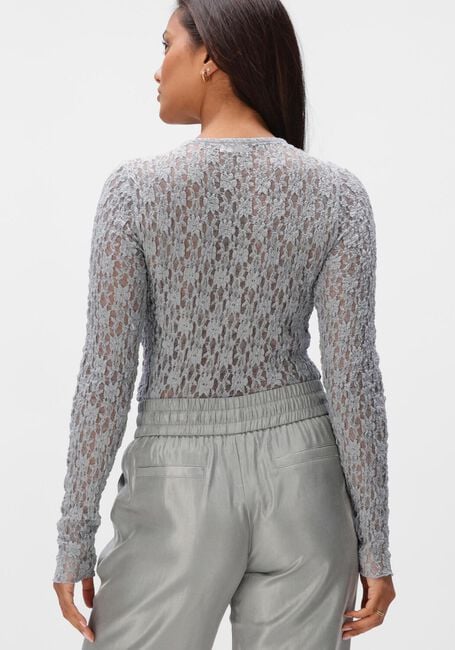 AIMEE THE LABEL ANNIE LACE LONGSLEEVE Hauts & T-shirts en bleu - large