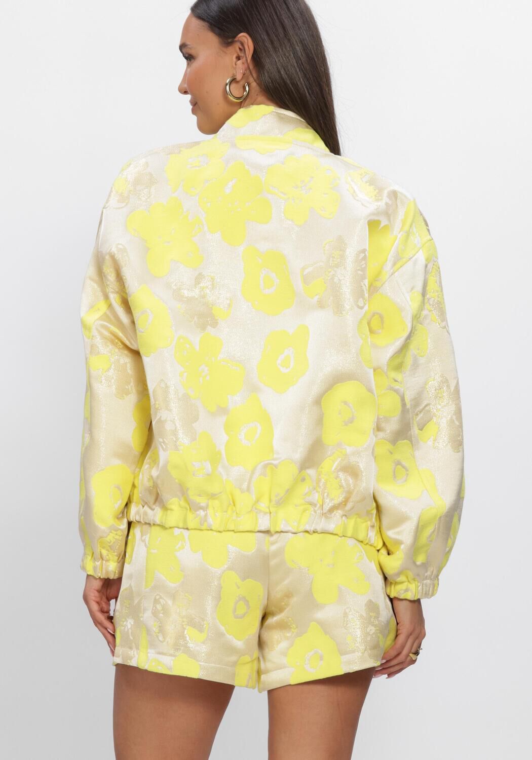 Gele STUDIO AMAYA Jassen FENNA BOMBER - large