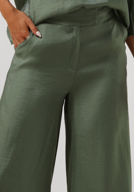AAIKO Pantalon large GIANI SHIMMERY VIS 355 en vert - large