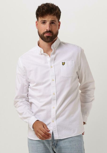 LYLE & SCOTT Chemise décontracté REGULAR FIT LIGHT WEIGHT OXFORD SHIRT en blanc - large