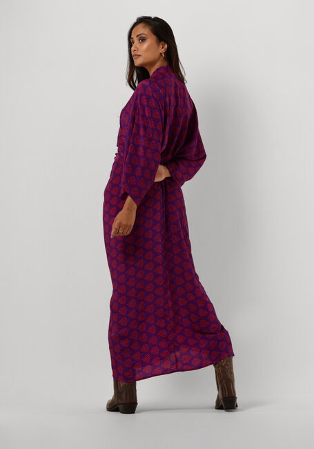 Paarse SISSEL EDELBO Maxi jurk JUNO LONG DRESS - large