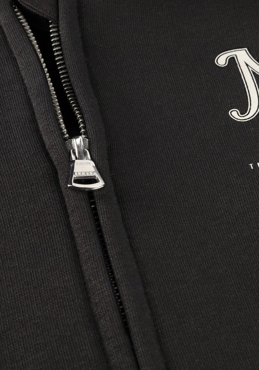 Zwarte NIK & NIK Vest ROMAN ZIP HOODIE - large