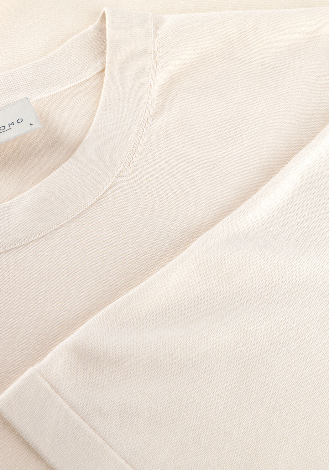 PROFUOMO T-shirt T-SHIRT CREW NECK SS AERO EASE &Eacute;cru - large