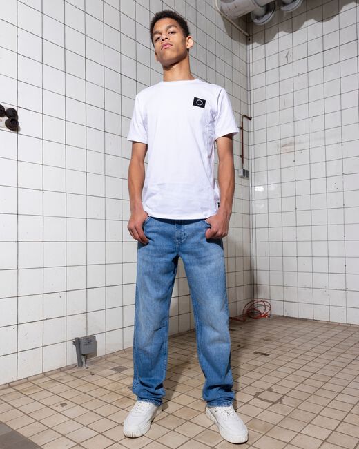 RELLIX Wide jeans 2816 LOOSE WIDE FIT JEANS en bleu - large