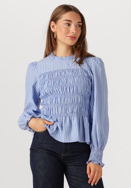 NEO NOIR POSSA TWIST STRIPE BLOUSE Blouses en bleu - large