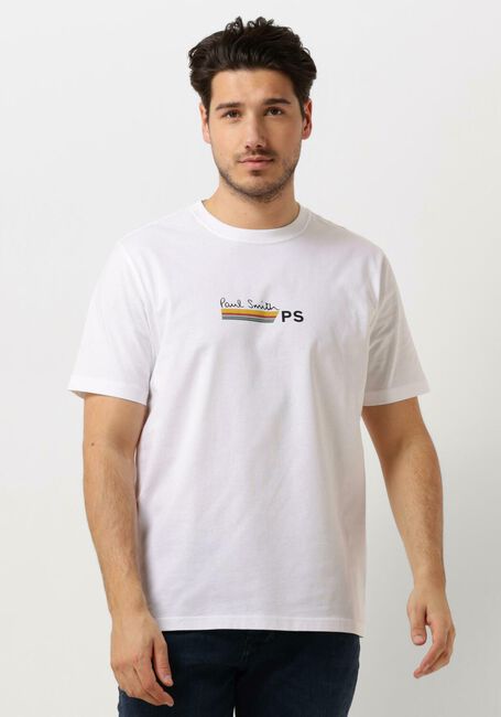 PS PAUL SMITH T-shirt MENS REG FIT T SHIRT STRIPE PS PAULSMITH en blanc - large