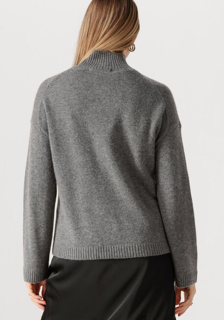 SELECTED WOMEN Pull SLFCILLE CASHMERE BLEND HIGH  NECK NOOS en gris - large