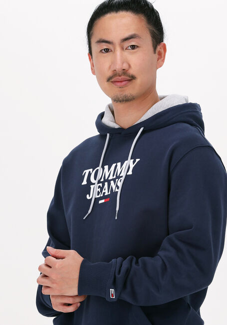 TOMMY JEANS Chandail TJM ENTRY HOODIE Bleu foncé - large