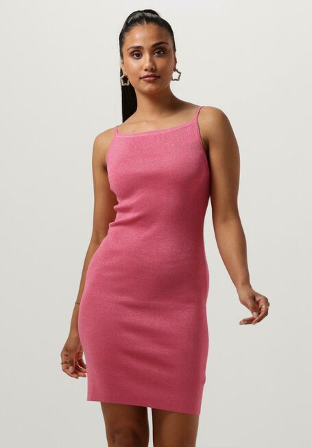 Roze NEO NOIR Mini jurk CONTIMA GLITTER KNIT DRESS - large