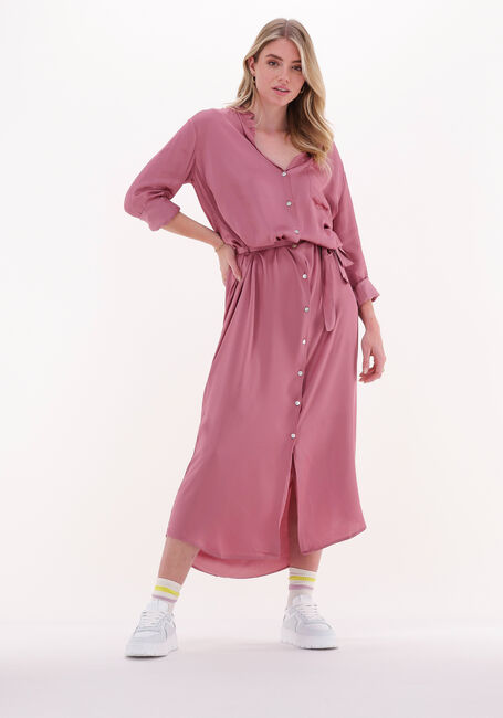 10DAYS Robe midi FLOWY SHIRT DRESS en rose - large