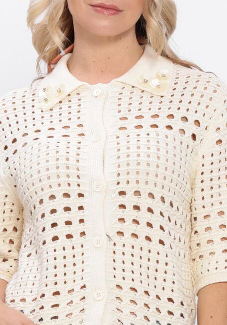 Creme LIU JO  3.0 MAGLIA APERTA M/C - large