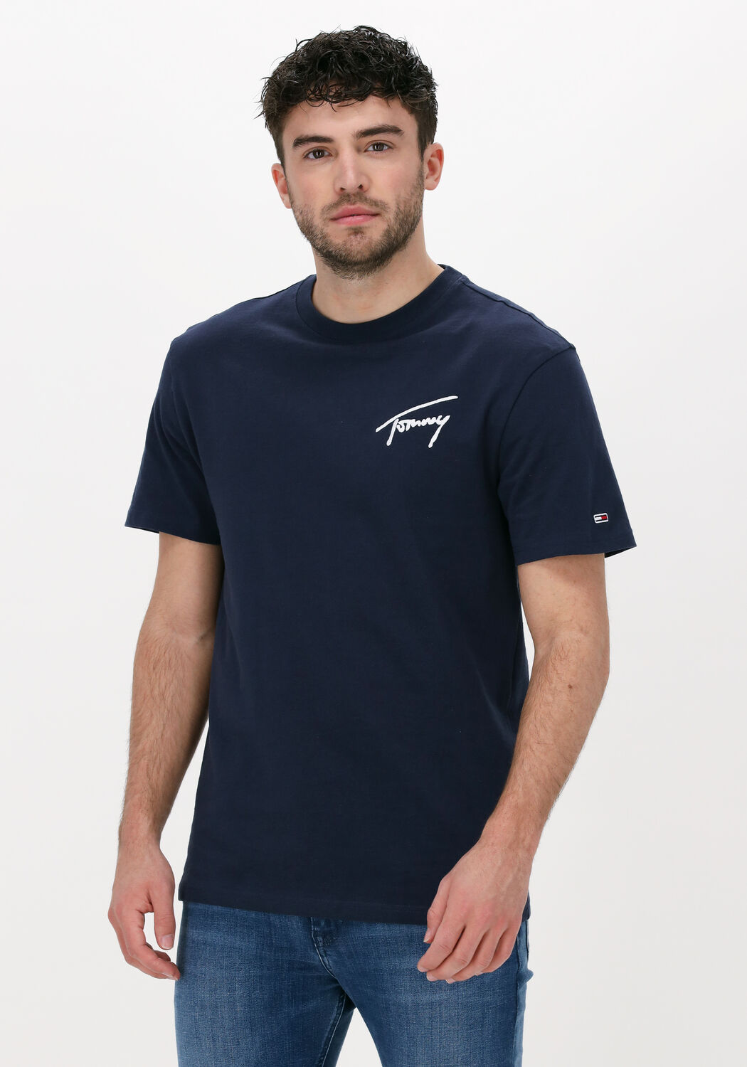 Tommy signature discount t shirt