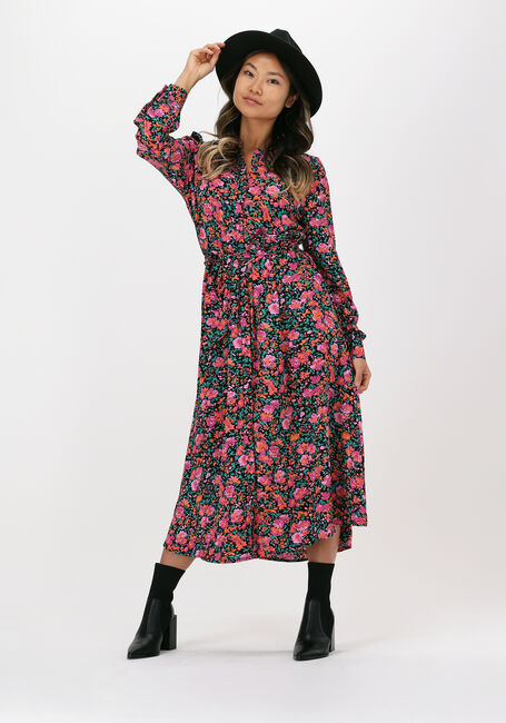 NEO NOIR Robe midi CILIAN FLOWER MIX DRESS en violet - large