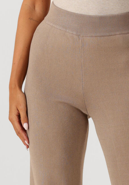 Zand Y.A.S. Wijde broek YASFONNY HW KNIT PANT S. - large
