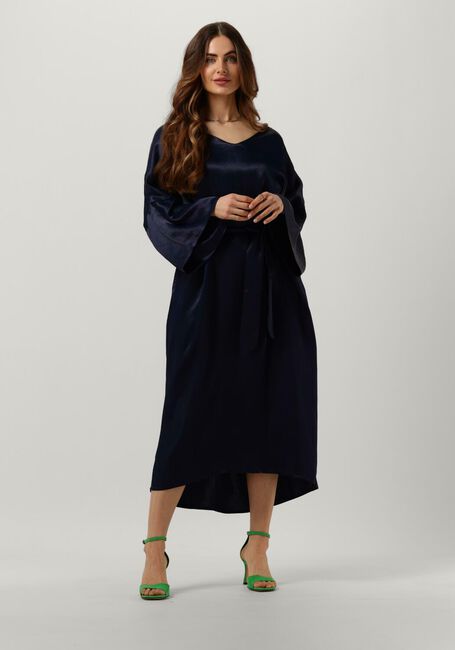 NOTRE-V Robe midi NV-BELLE MIDI DRESS Bleu foncé - large