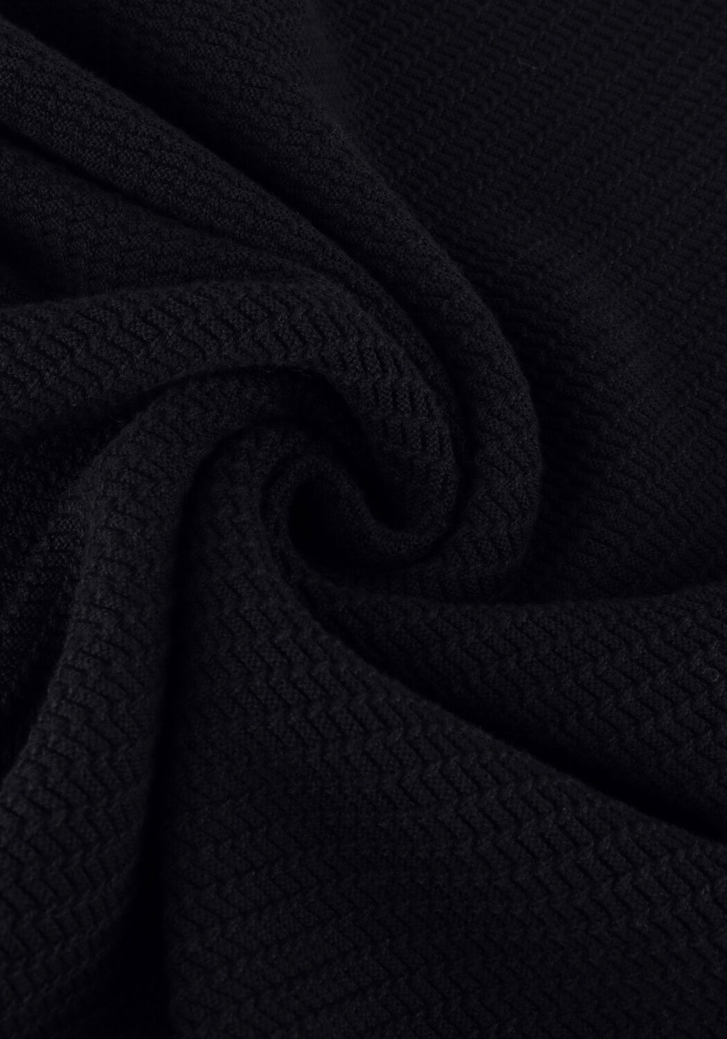 TOMMY HILFIGER Col roul&eacute; RECTANGULAR STRUCTURE ROLL NK Bleu fonc&eacute; - large