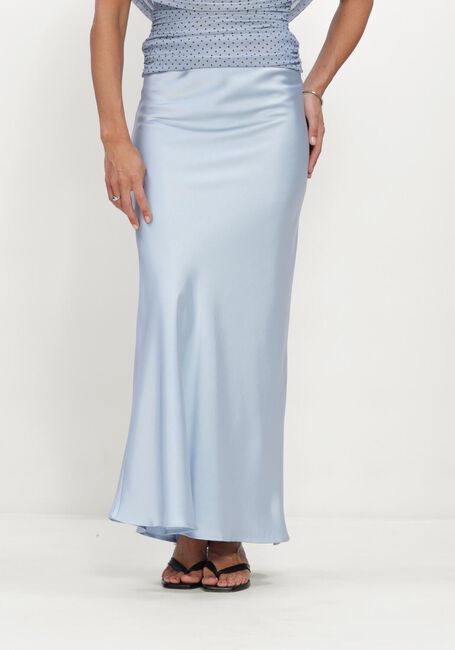 NEO NOIR Jupe maxi VICKY HEAVY SATEEN SKIRT Bleu clair - large