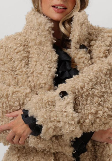 CO'COUTURE Manteau Teddy TEDDY MIX JACKET en beige - large