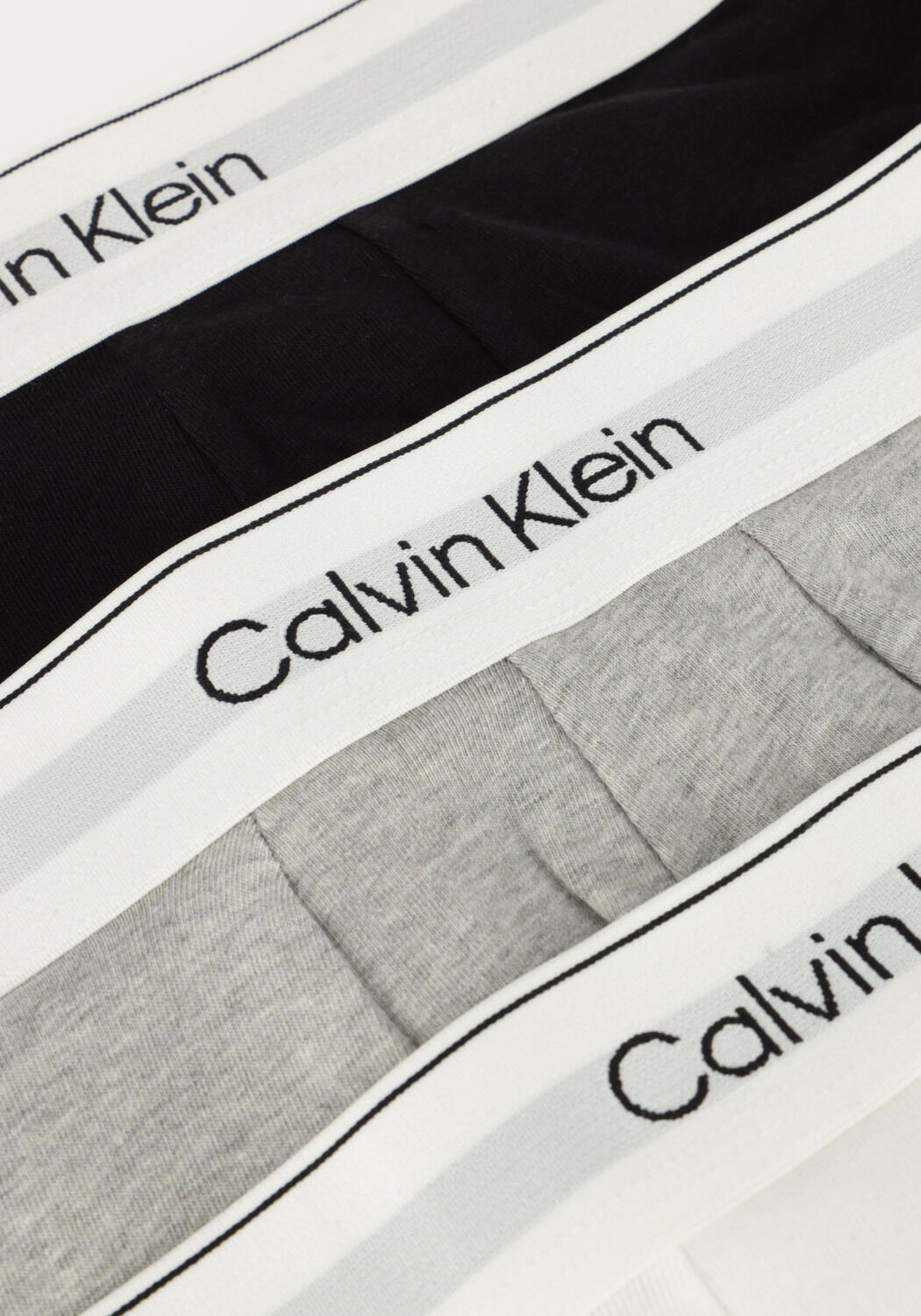 CALVIN KLEIN UNDERWEAR TRUNK 3PK Boxer en blanc - large