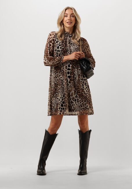 ANA ALCAZAR Mini robe DRESS TURTLE NRCK en marron - large