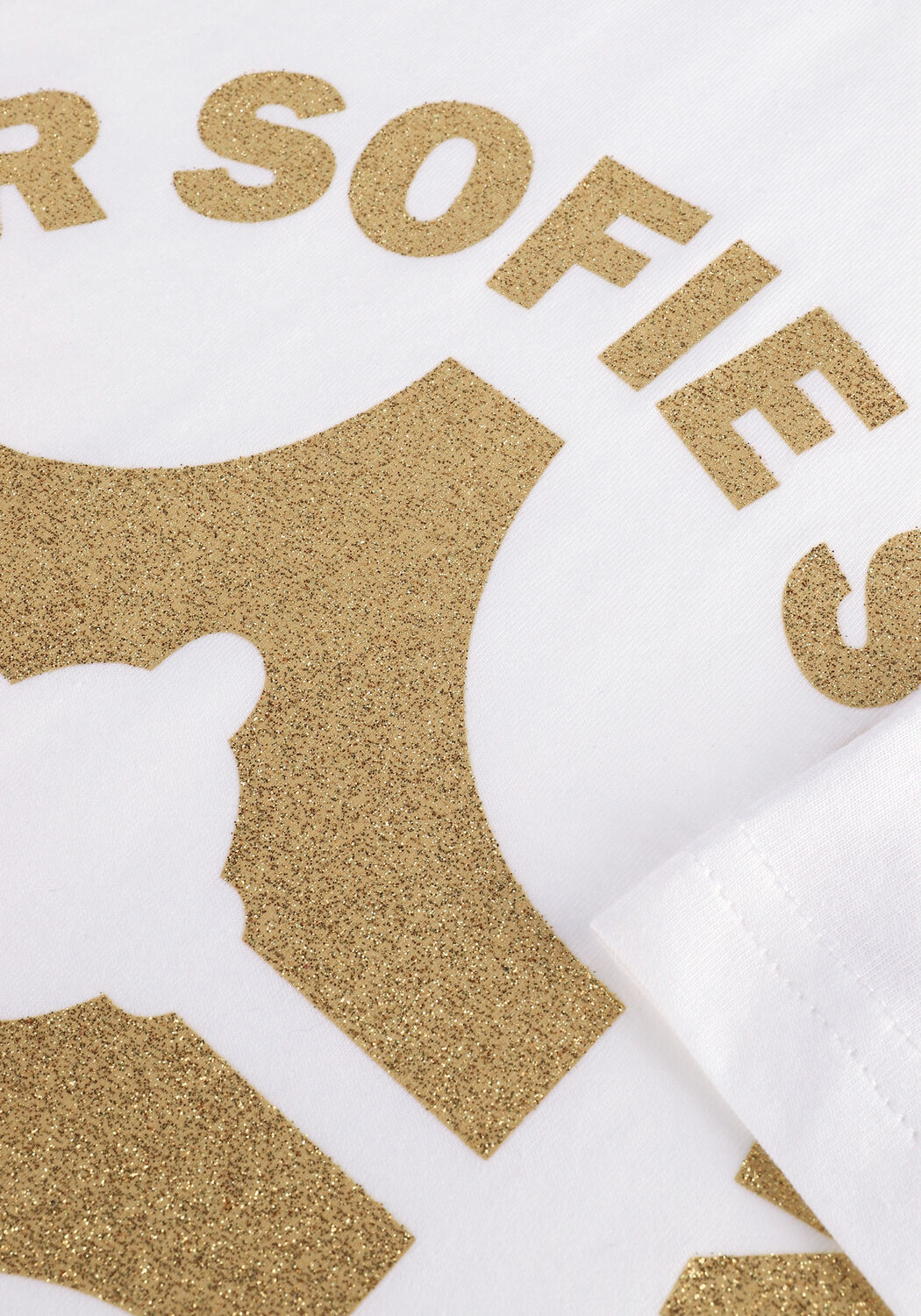 Witte SOFIE SCHNOOR T-shirt SAGE - large