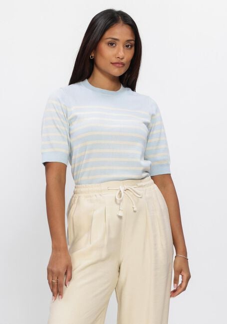 Y.A.S. Pull YASLENA SS KNIT PULLOVER en bleu - large