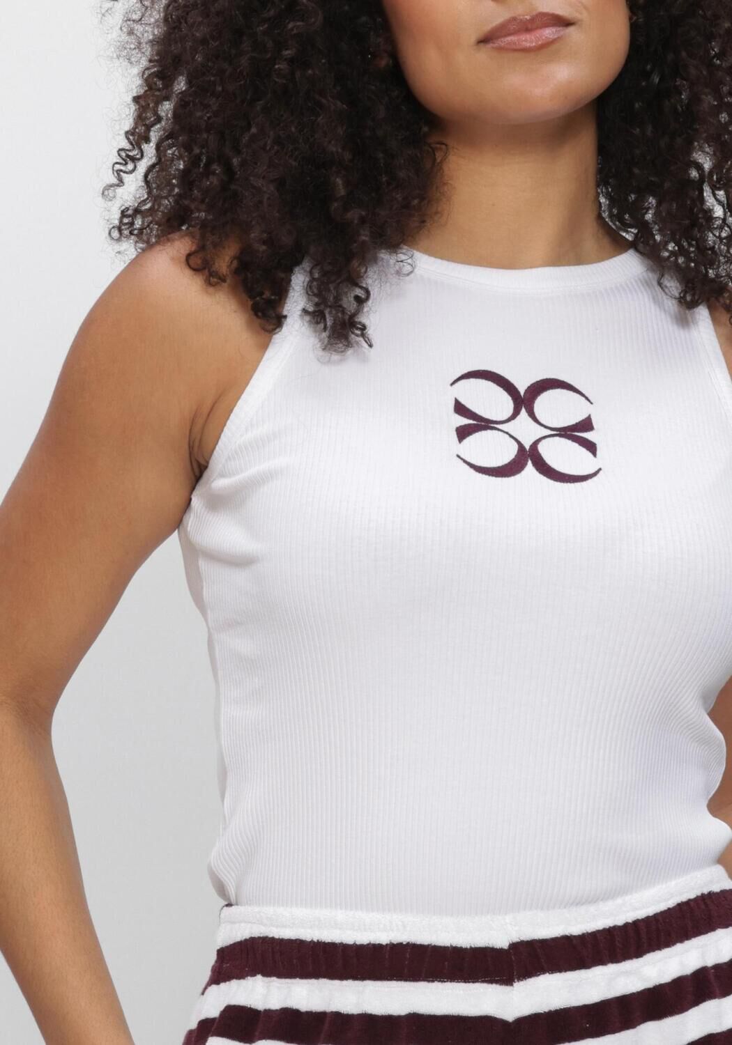 COUCOU Haut BALI TANKTOP en blanc - large