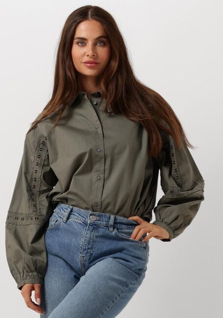Groene MSCH COPENHAGEN  MSCHJEOVANA PETRONIA SHIRT - large