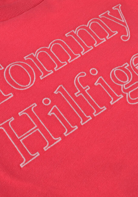 TOMMY HILFIGER T-shirt TOMMY HILFIGER STITCH TEE S/S en rose - large