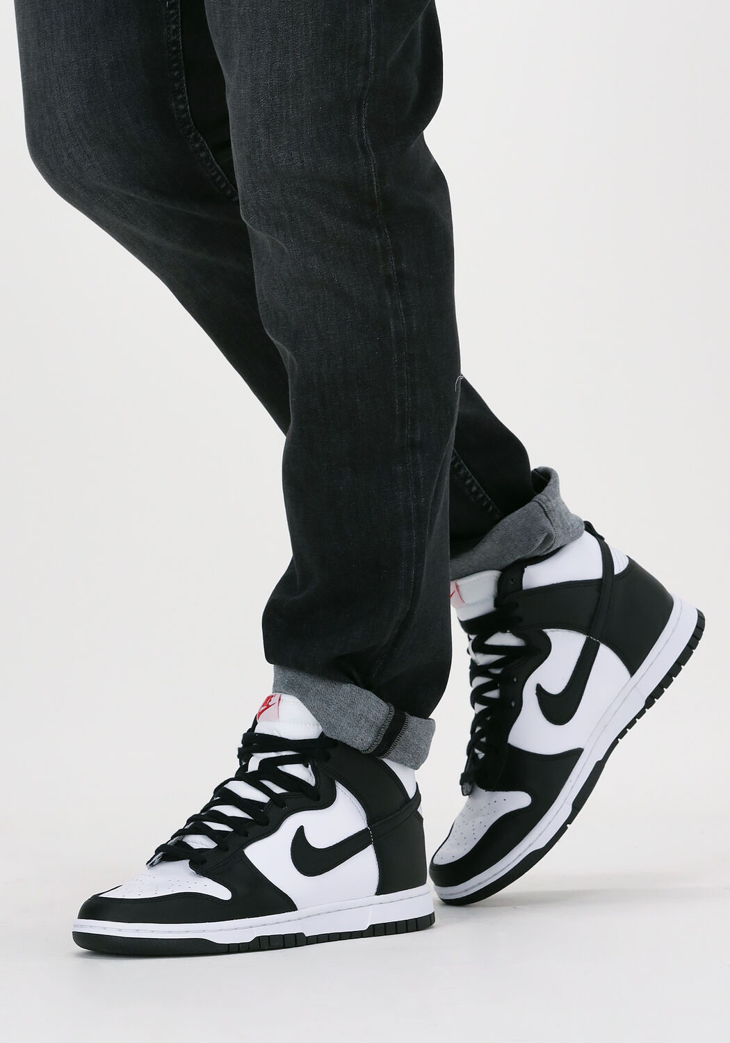 Zwarte NIKE Sneakers DUNK HIGH MEN - large