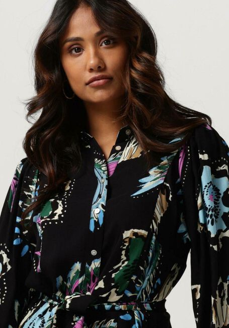 POM AMSTERDAM Robe midi DRESS 6953 en noir - large