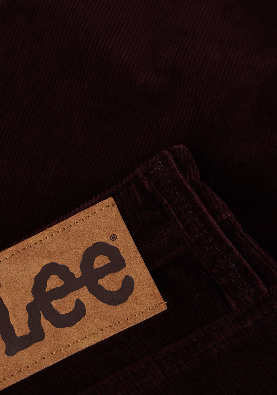 Bordeaux LEE Flared jeans BREESE - large