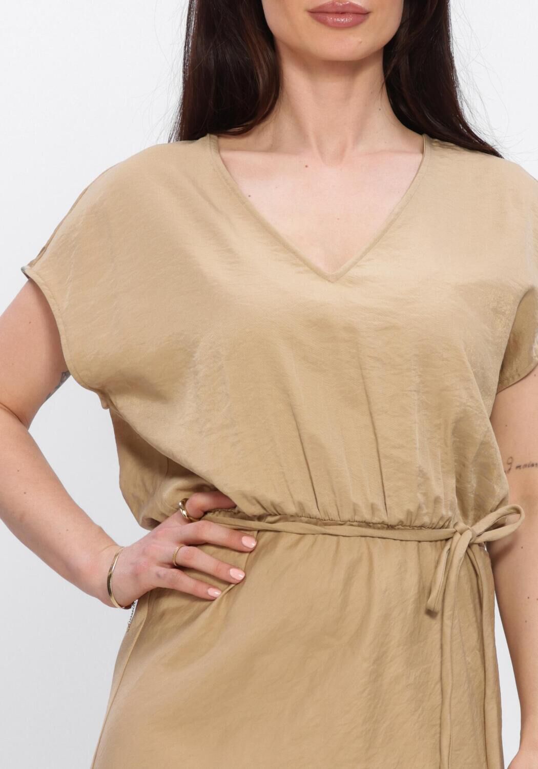 BEAUMONT Robe maxi AYMEE DRESS en beige - large