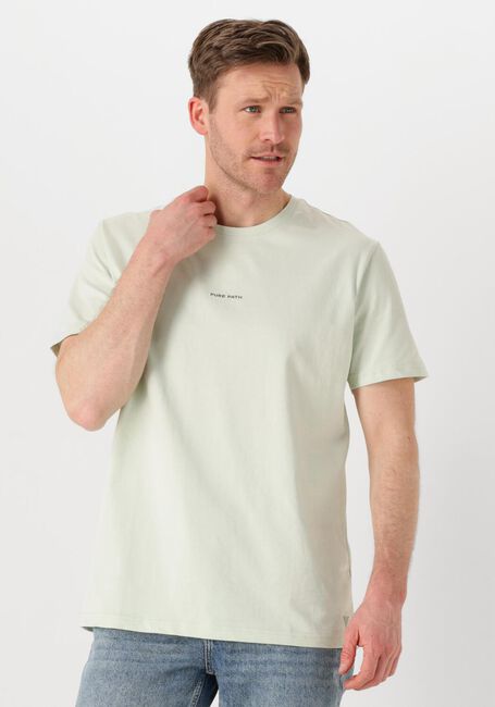 PURE PATH T-shirt REGULAR FIT CREWNECK SS T-SHIRTS en vert - large