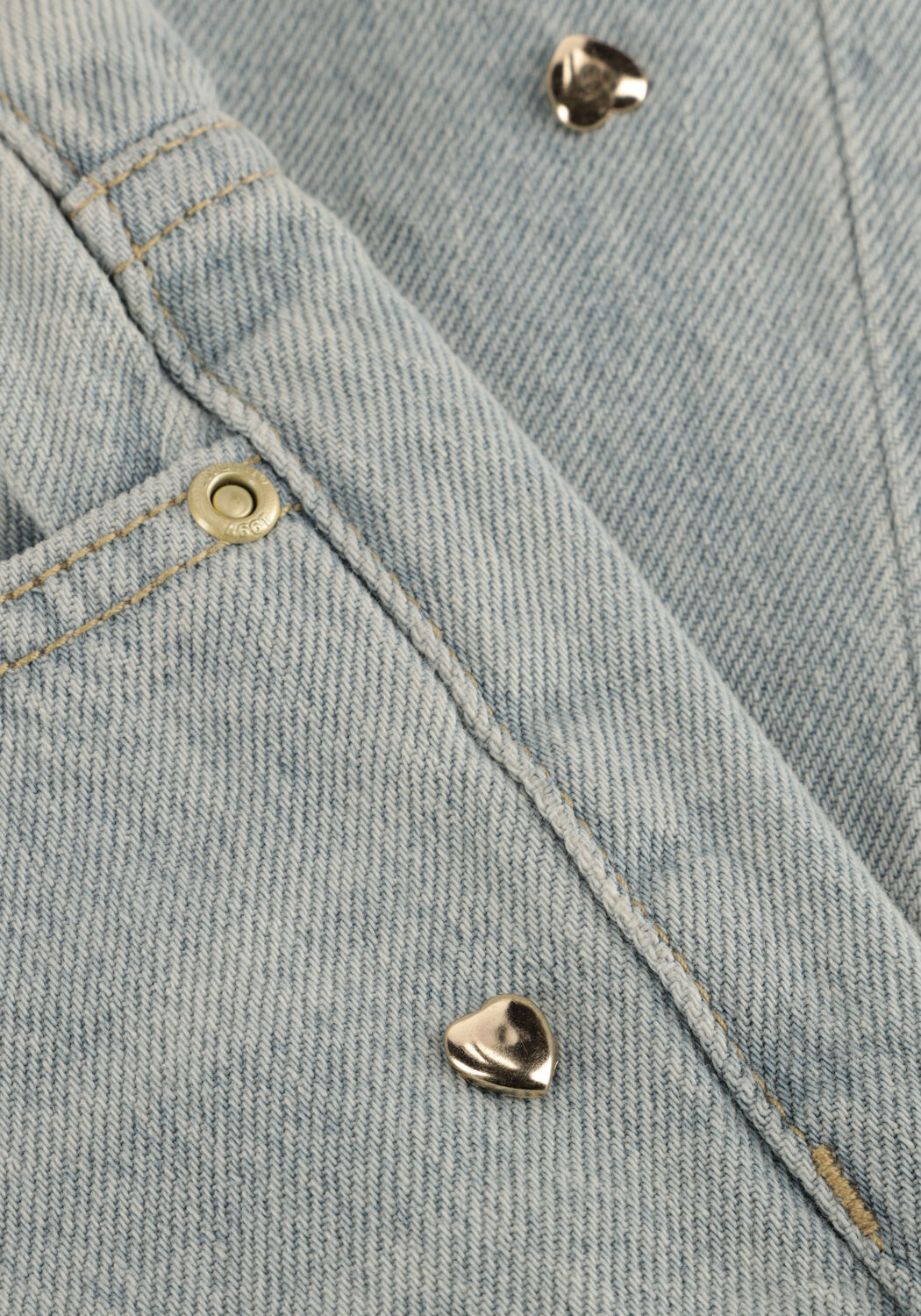 VINGINO Wide jeans CASSIE HEARTS Bleu clair - large